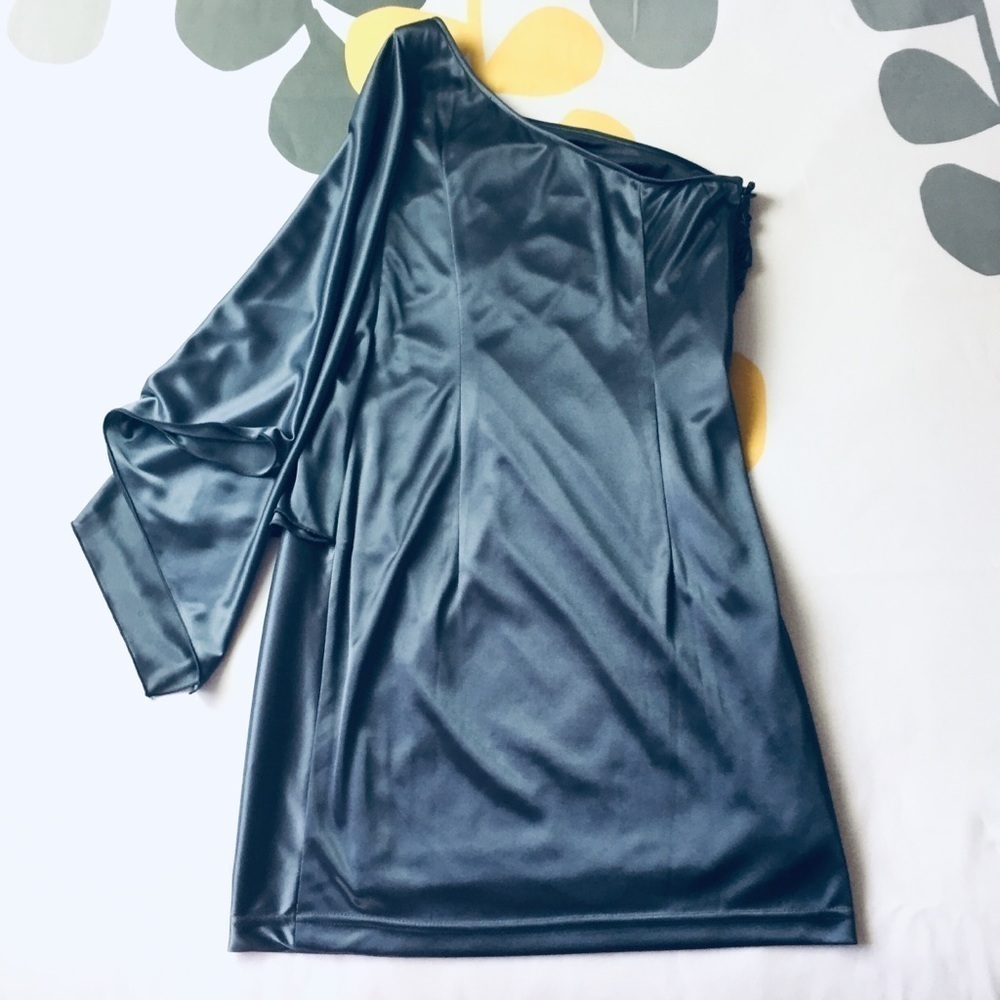 CHailey Logan By Adrianna Papell Gray Dress XS